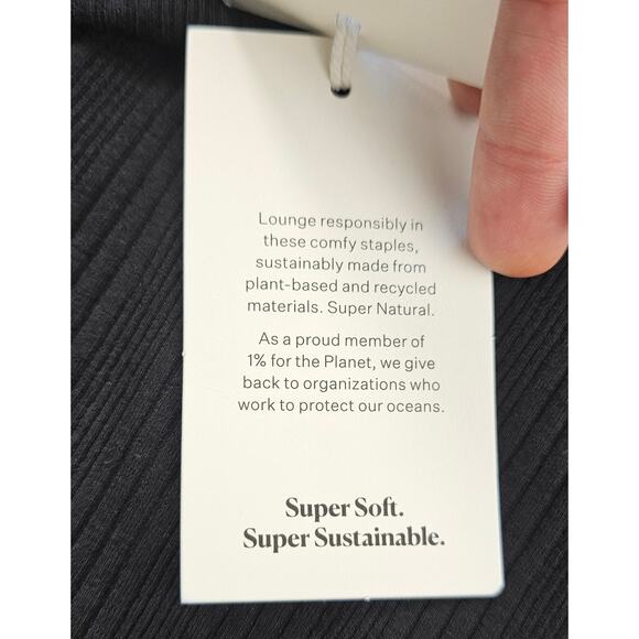 NWT vitamin A tencell lycra ribbed drawstring pocket minimalist shorts XL black - Picture 6 of 11